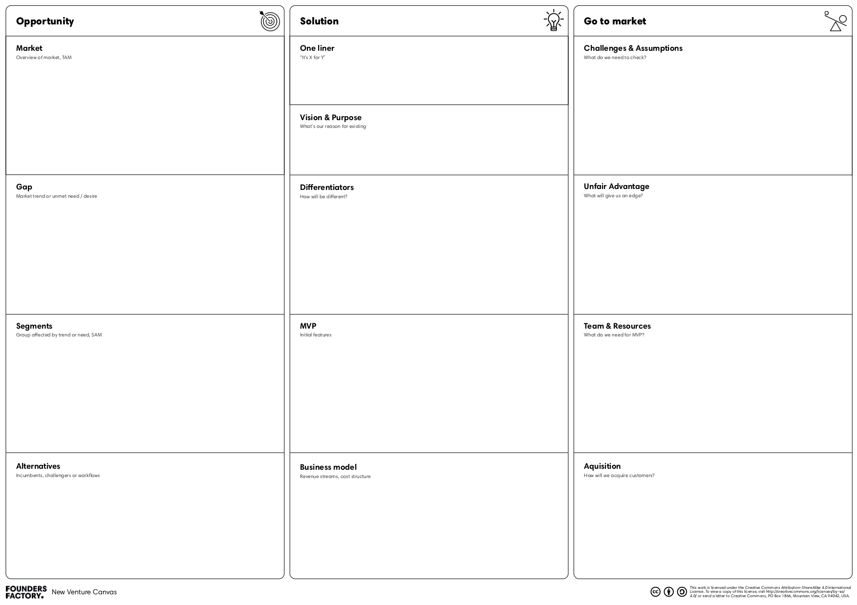 Venture Canvas